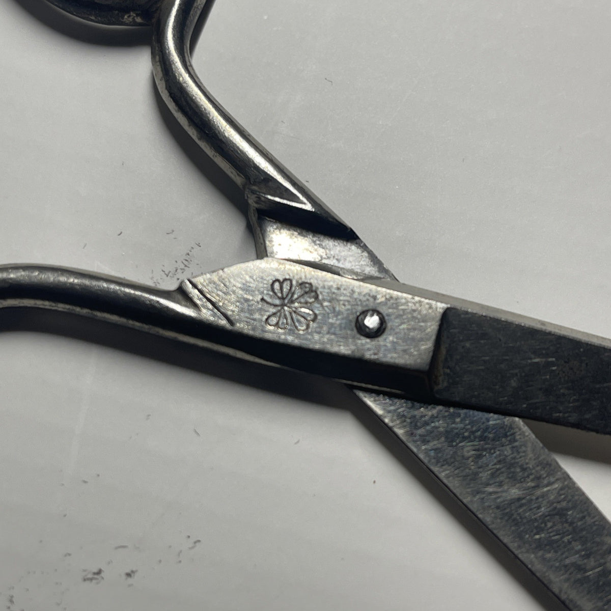 Rare Vintage W.H. Morley & Sons Scissors W/ 4 Leaf Clover Stamp Made in Germany