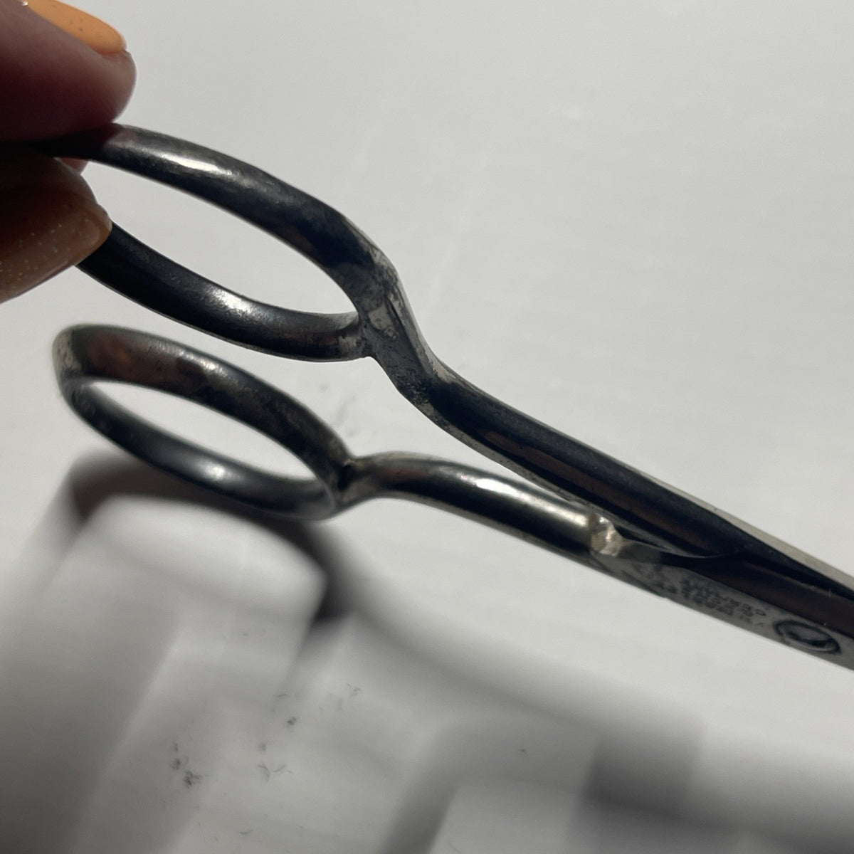 Rare Vintage W.H. Morley & Sons Scissors W/ 4 Leaf Clover Stamp Made in Germany