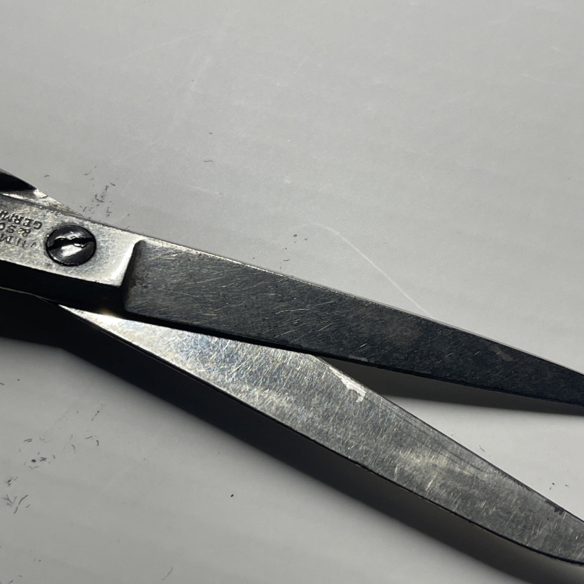 Rare Vintage W.H. Morley & Sons Scissors W/ 4 Leaf Clover Stamp Made in Germany
