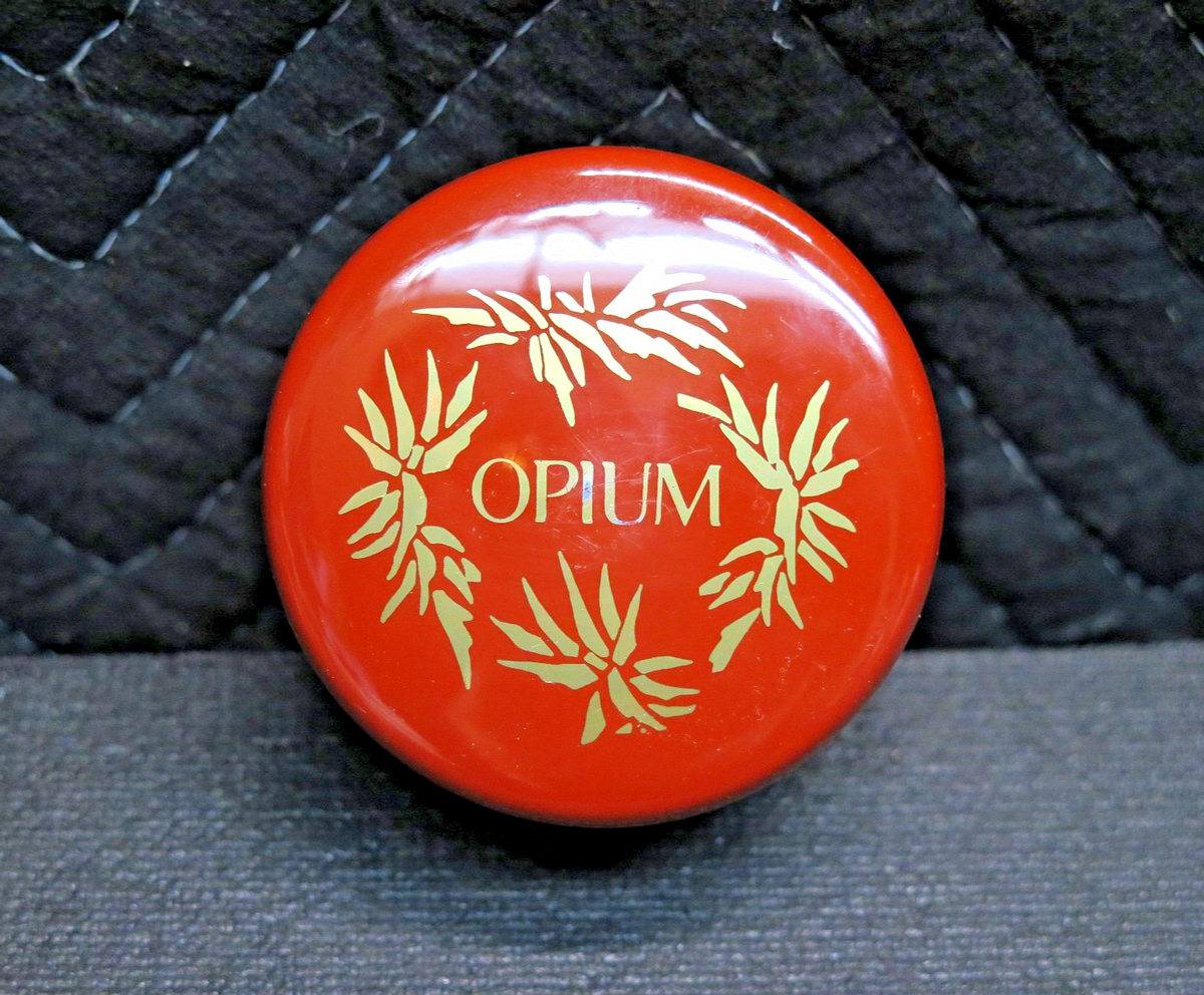 VTG OPIUM YVES SAINT LAURENT PERFUMED BATH POWDER .75 oz NEW