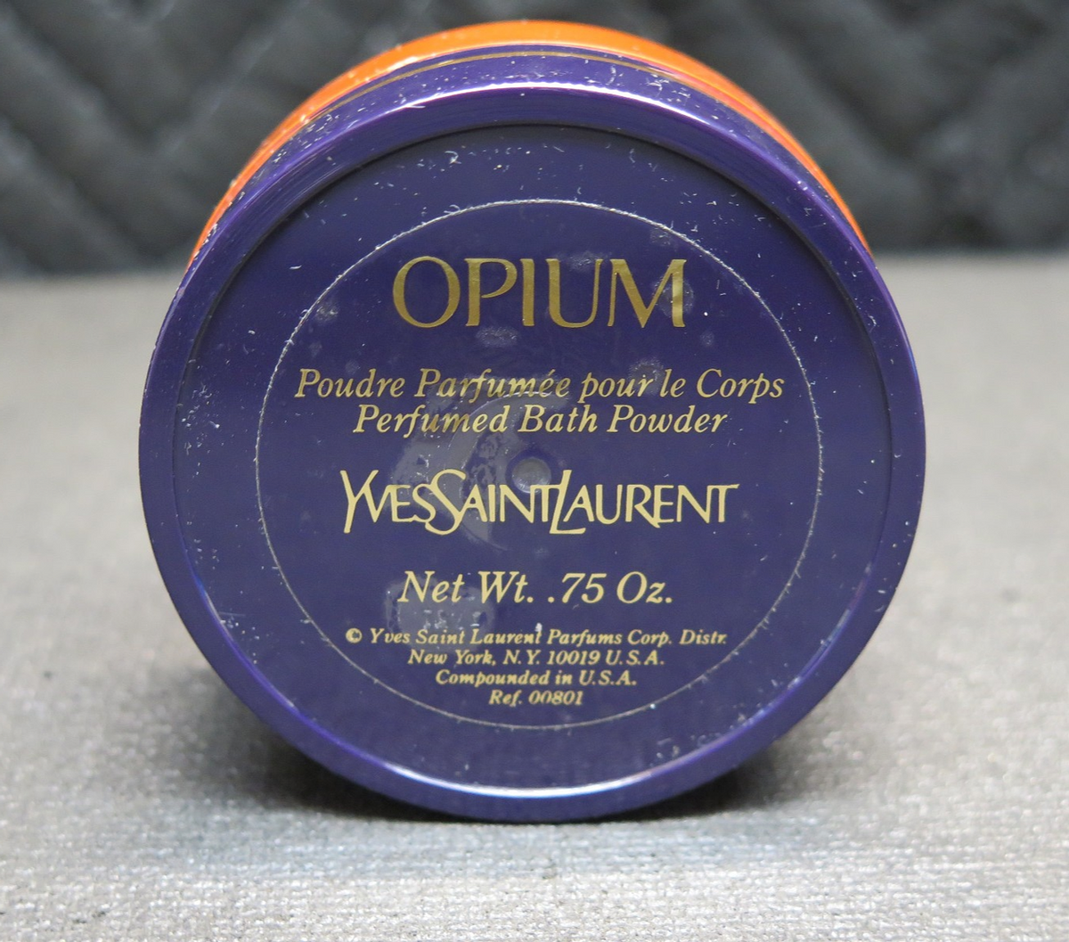 VTG OPIUM YVES SAINT LAURENT PERFUMED BATH POWDER .75 oz NEW