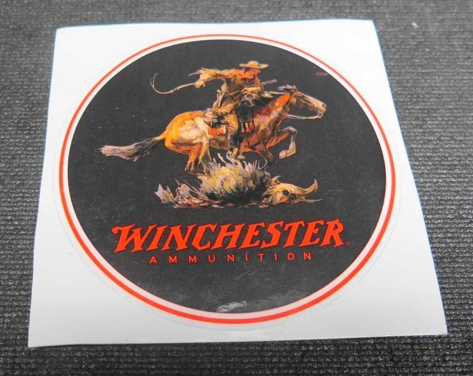 Winchester Ammunition Firearms Logo - Decal Sticker Gloss Finish 4 1/4" Diameter