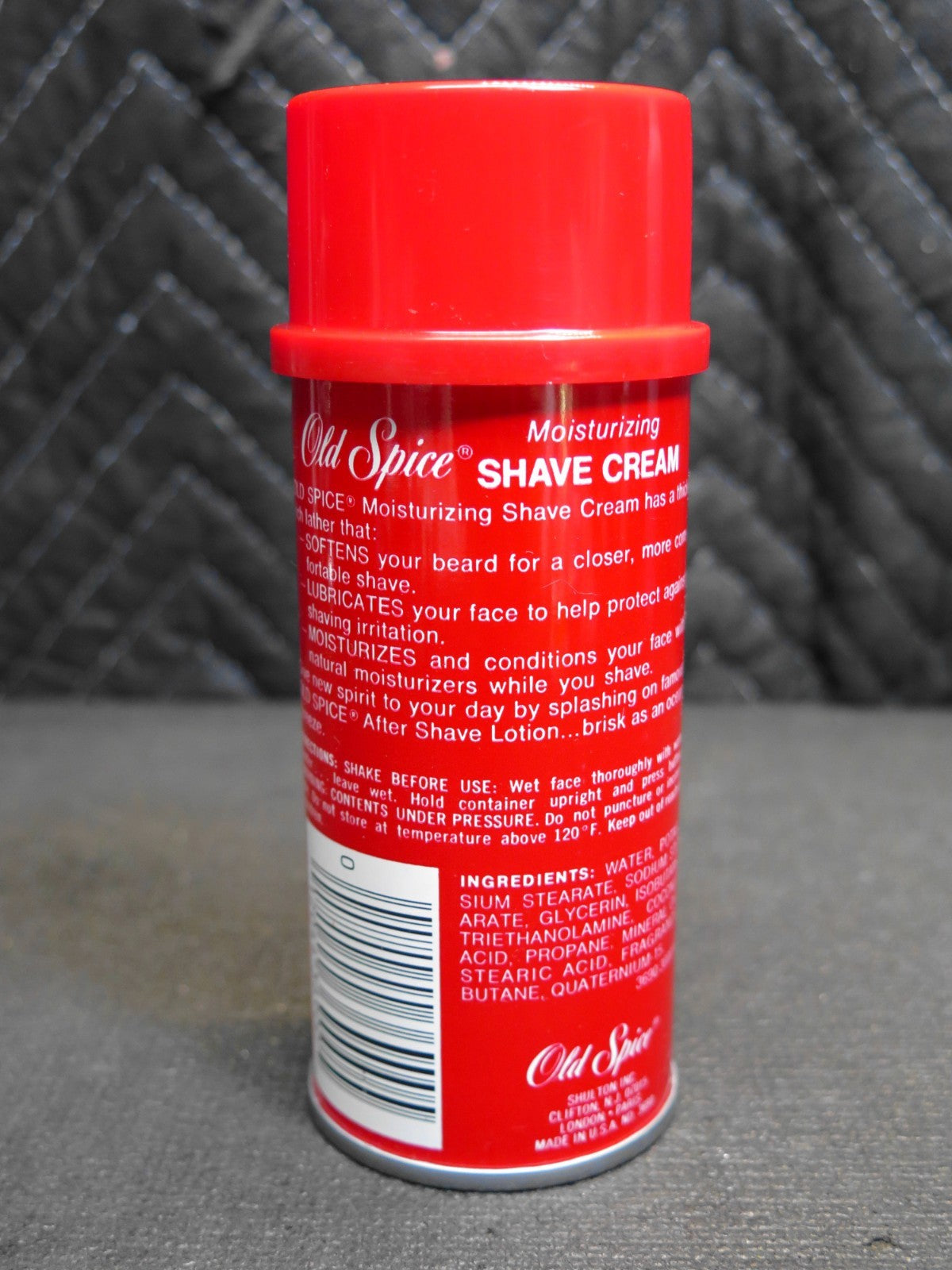 Vintage OLD SPICE SHAVE CREAM by Shulton 6 oz