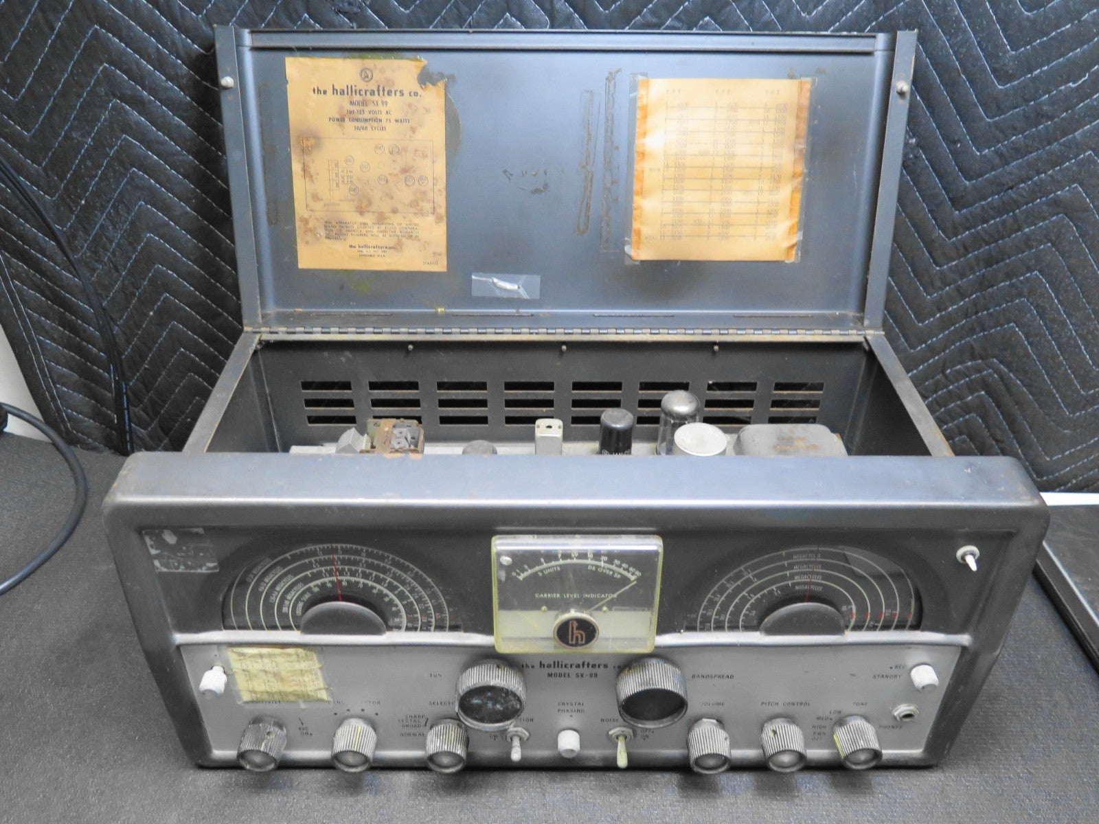 Vintage Hallicrafters SX-99 Short Wave Receiver - Parts / Repair
