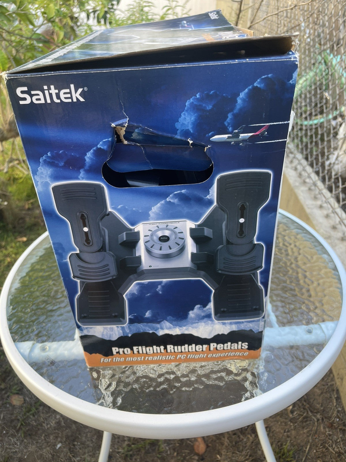 Saitek Pro Flight Rudder Pedals USB Wired Flight Pedals PC - Tested