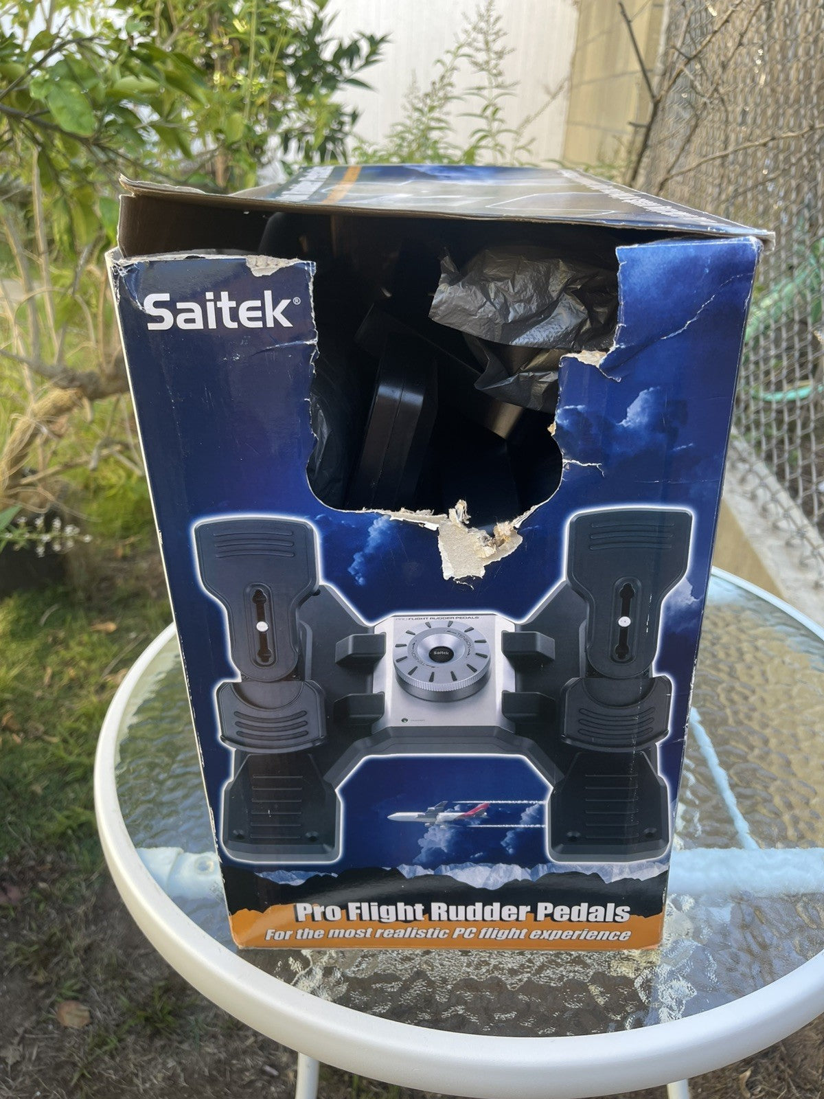Saitek Pro Flight Rudder Pedals USB Wired Flight Pedals PC - Tested