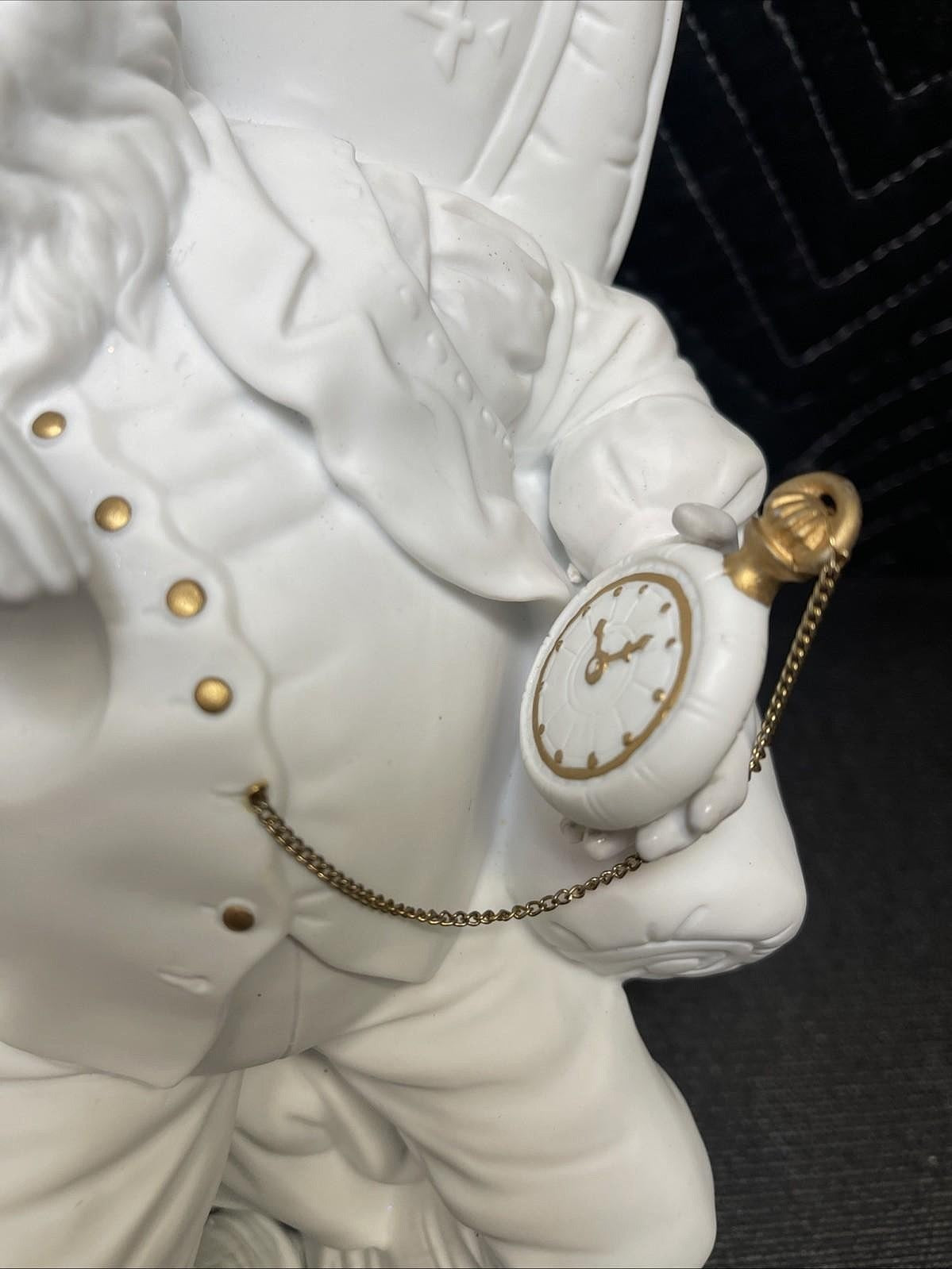 Dept 56  Winter Silhouettes FATHER TIME: "AS TIME GOES BY" MUSIC BOX 78589 WORKS