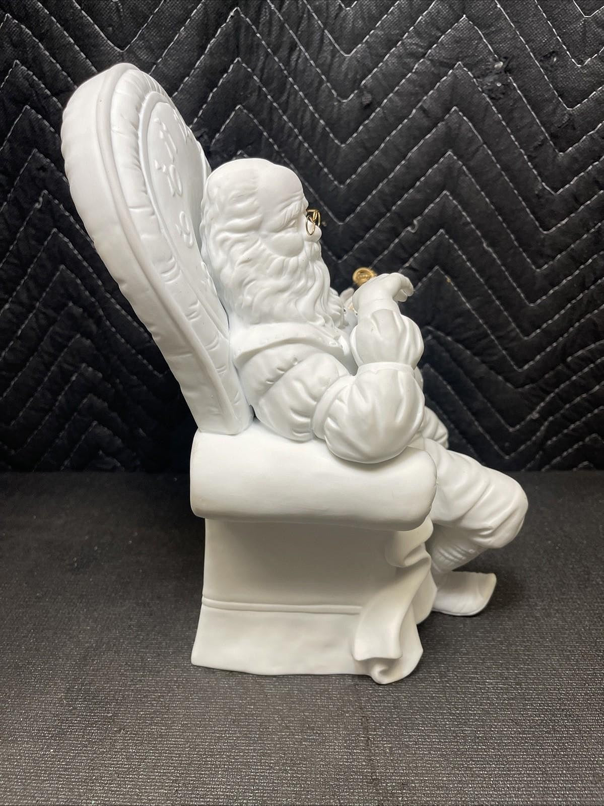 Dept 56  Winter Silhouettes FATHER TIME: "AS TIME GOES BY" MUSIC BOX 78589 WORKS