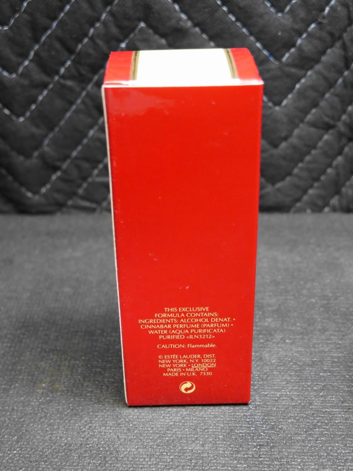 VINTAGE ESTEE LAUDER CINNABAR EDP Parfum 50 ML / 1.7 OZ SPRAY - #1