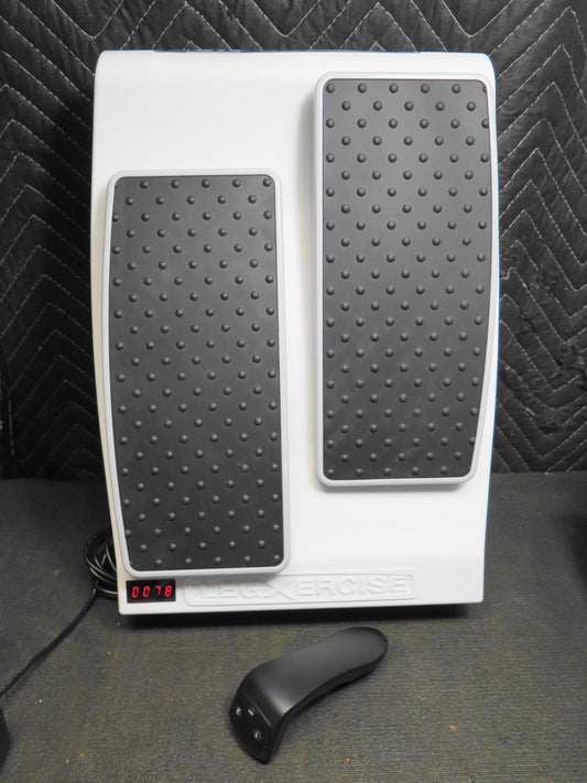 LegXercise PRO Movement Trainer Power Assisted Concave Track White Black