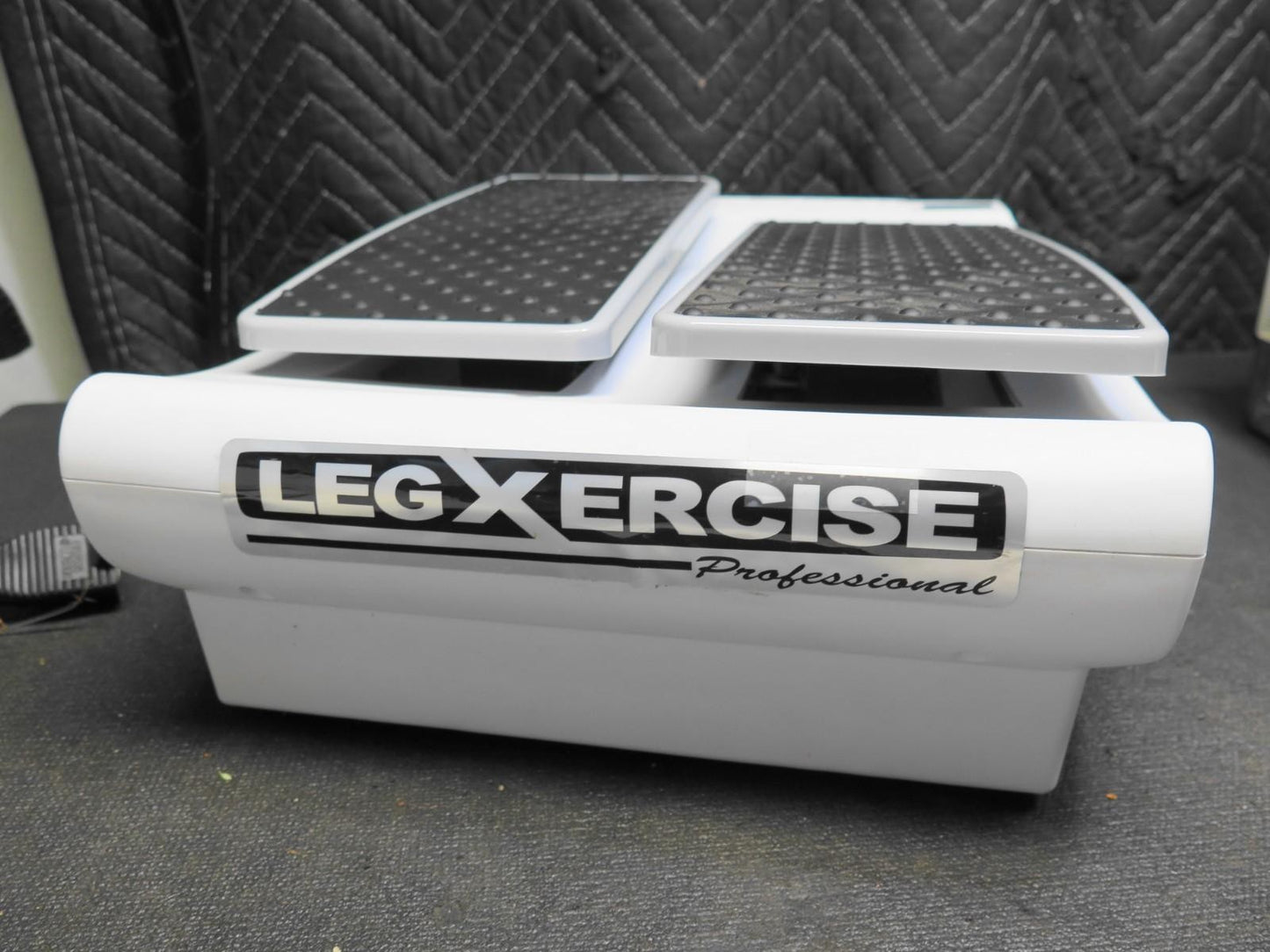 LegXercise PRO Movement Trainer Power Assisted Concave Track White Black