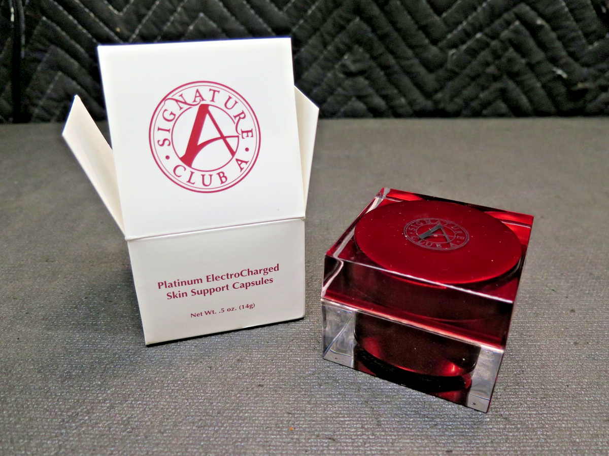 Signature Club a Platinum Electrocharged Skin Support Capsules New