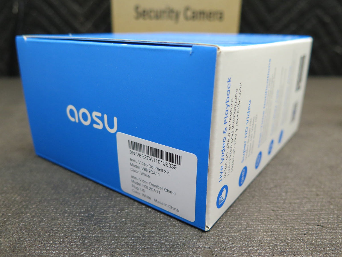 Brand New AOSU Video Doorbell SE 2K QHD Battery Wireless Chime Alexa And Google