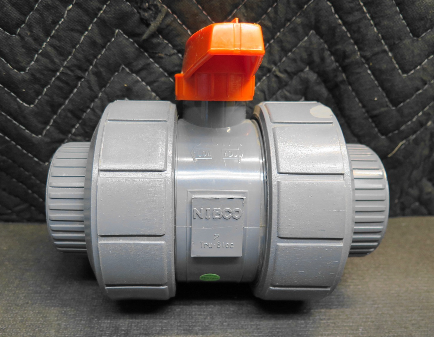 Chemtrol U45TB-V 2" PVC True Union Ball Valve Viton O-Rings NIBCO, Socket Flange