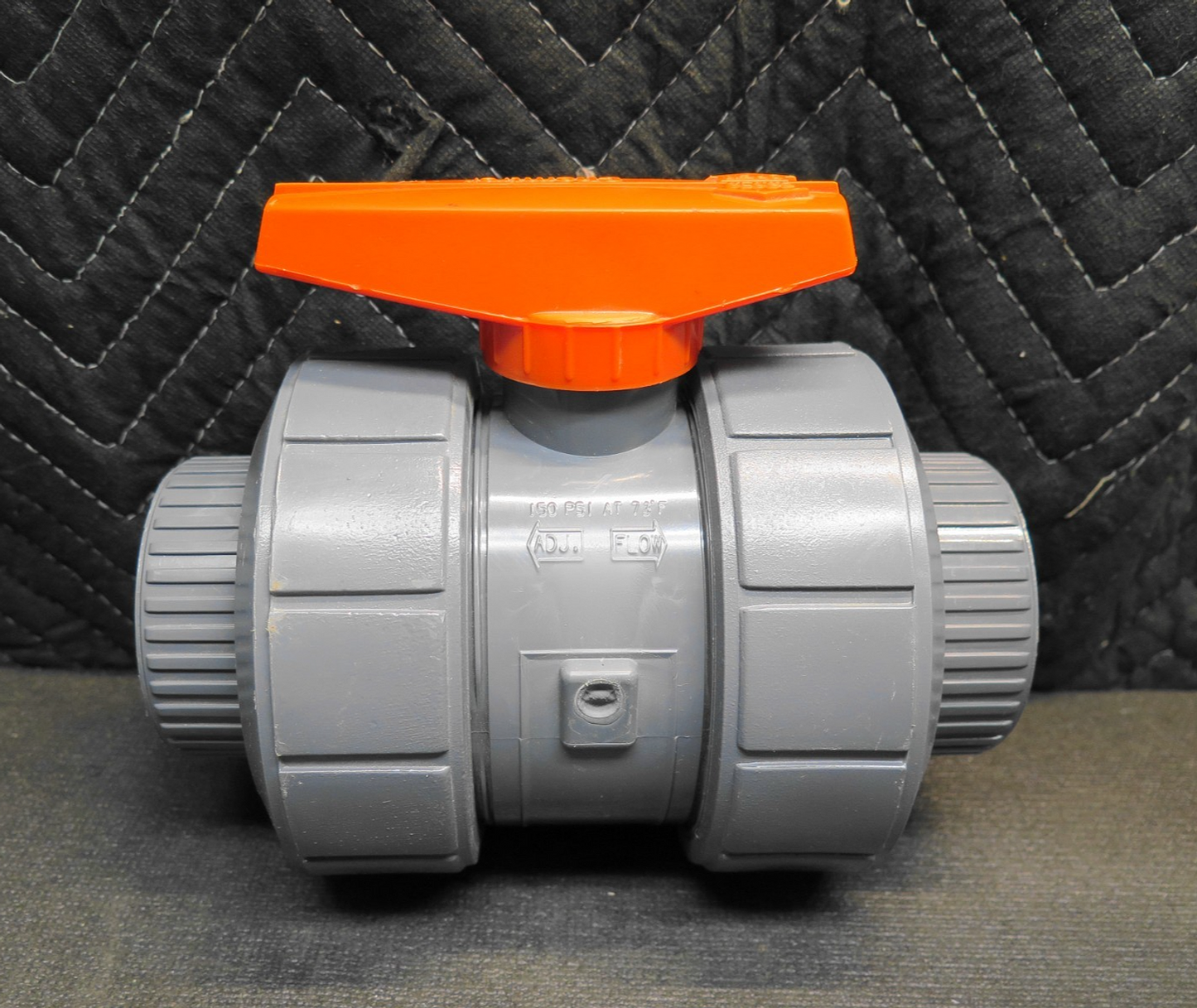 Chemtrol U45TB-V 2" PVC True Union Ball Valve Viton O-Rings NIBCO, Socket Flange