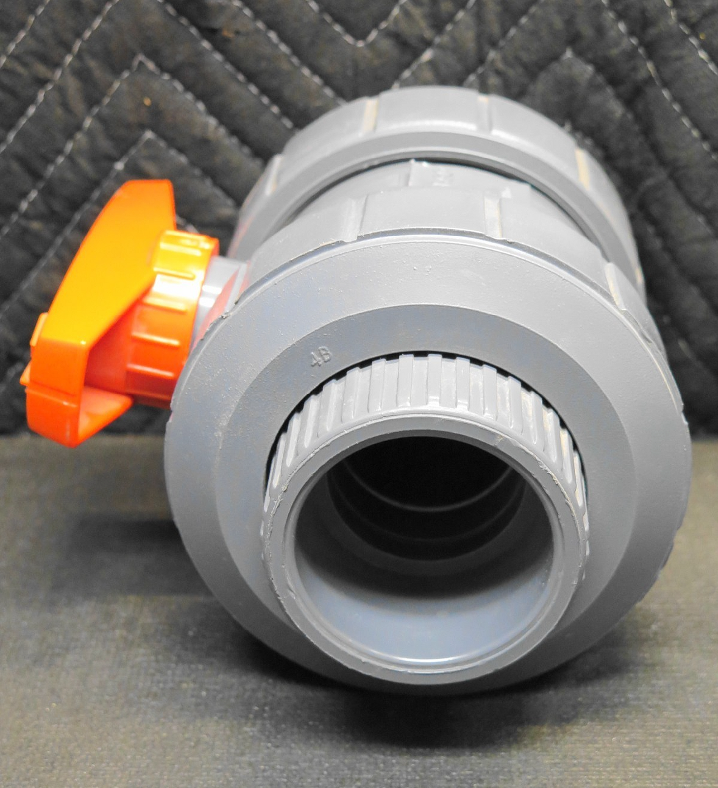 Chemtrol U45TB-V 2" PVC True Union Ball Valve Viton O-Rings NIBCO, Socket Flange