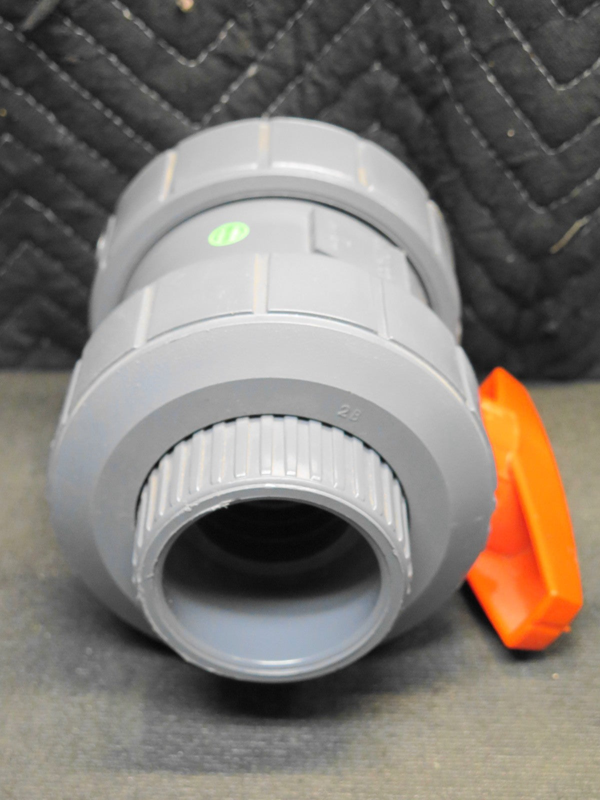 Chemtrol U45TB-V 2" PVC True Union Ball Valve Viton O-Rings NIBCO, Socket Flange
