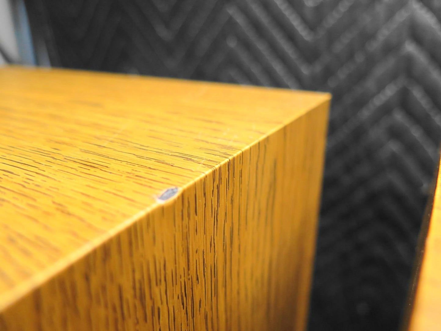 INFINITY Reference Two Book Shelf Speaker Pair Oak Cabinet 10x10x18 - *REFOAMED*