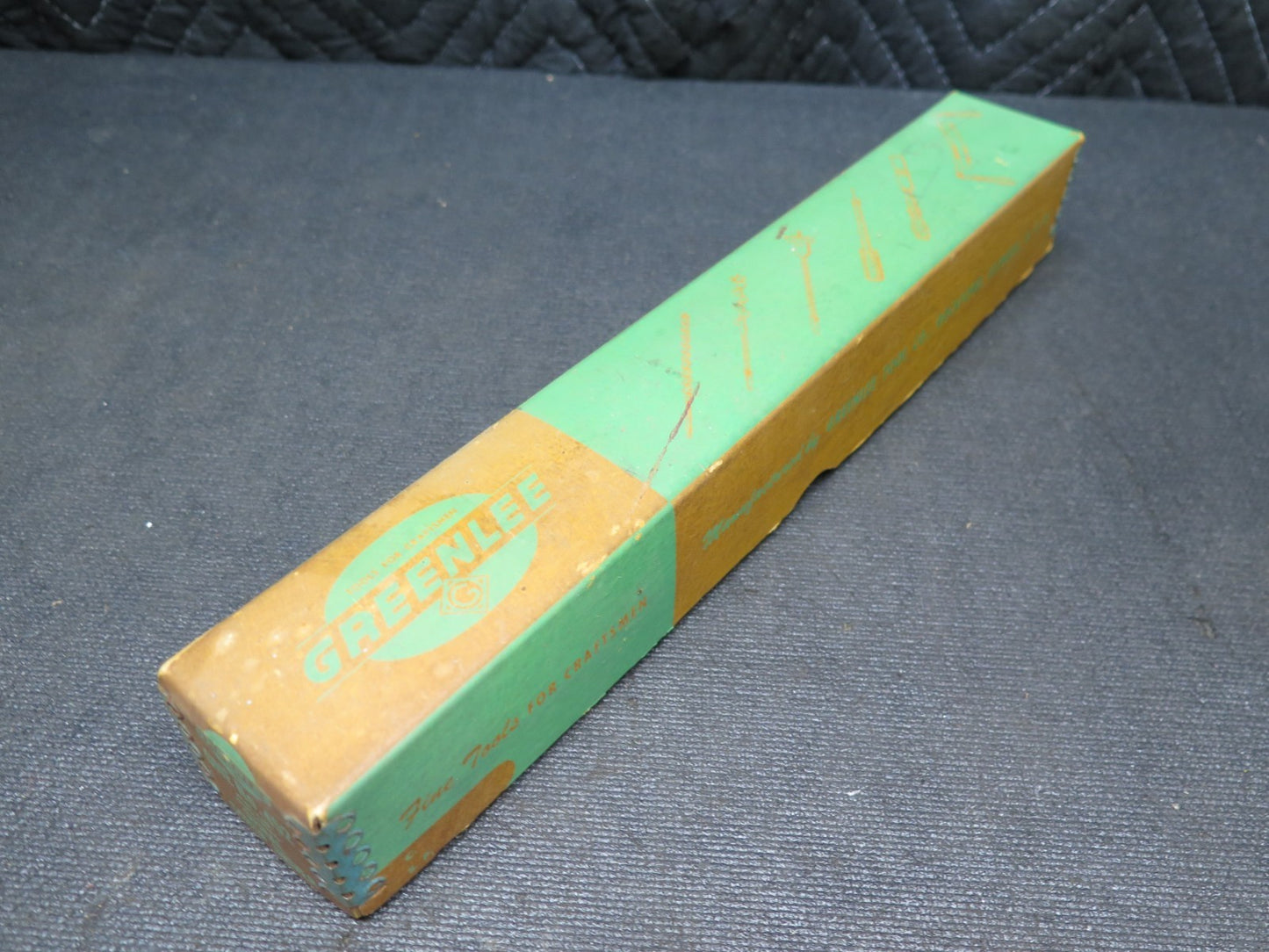 Vintage Greenlee Spiral Screwdriver No. 452 USA Made w/ 3 Original Bits & Box.