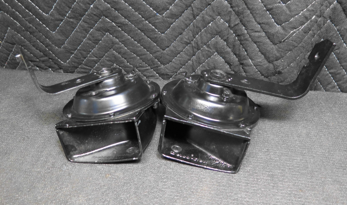 Horn Pair Delco Remy OE Style 67-68 Camaro High/Low Note Pair horns