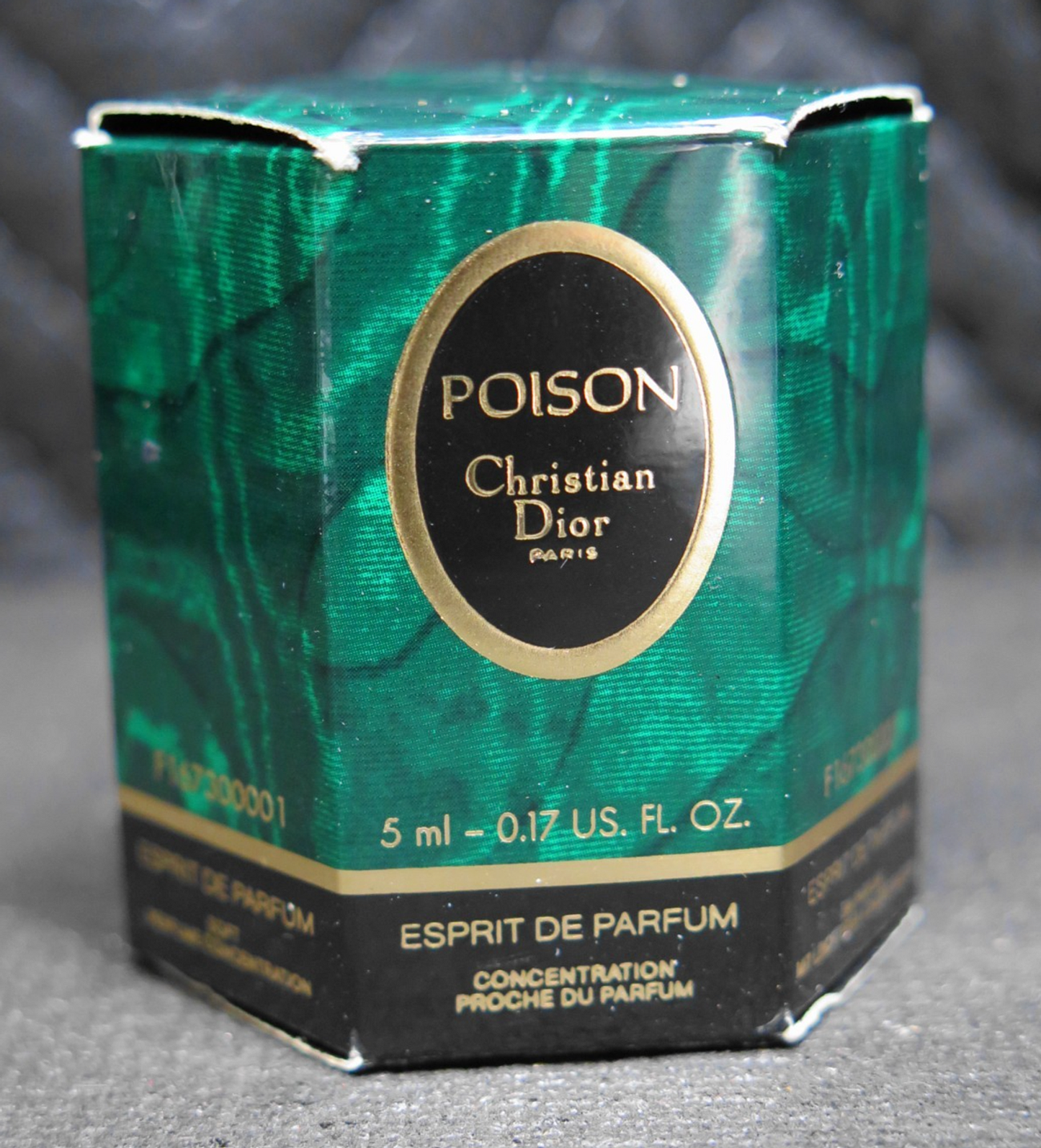 Vintage Poison Esprit de Parfum Christian Dior mini perfume .17 oz 5 ml NIB RARE