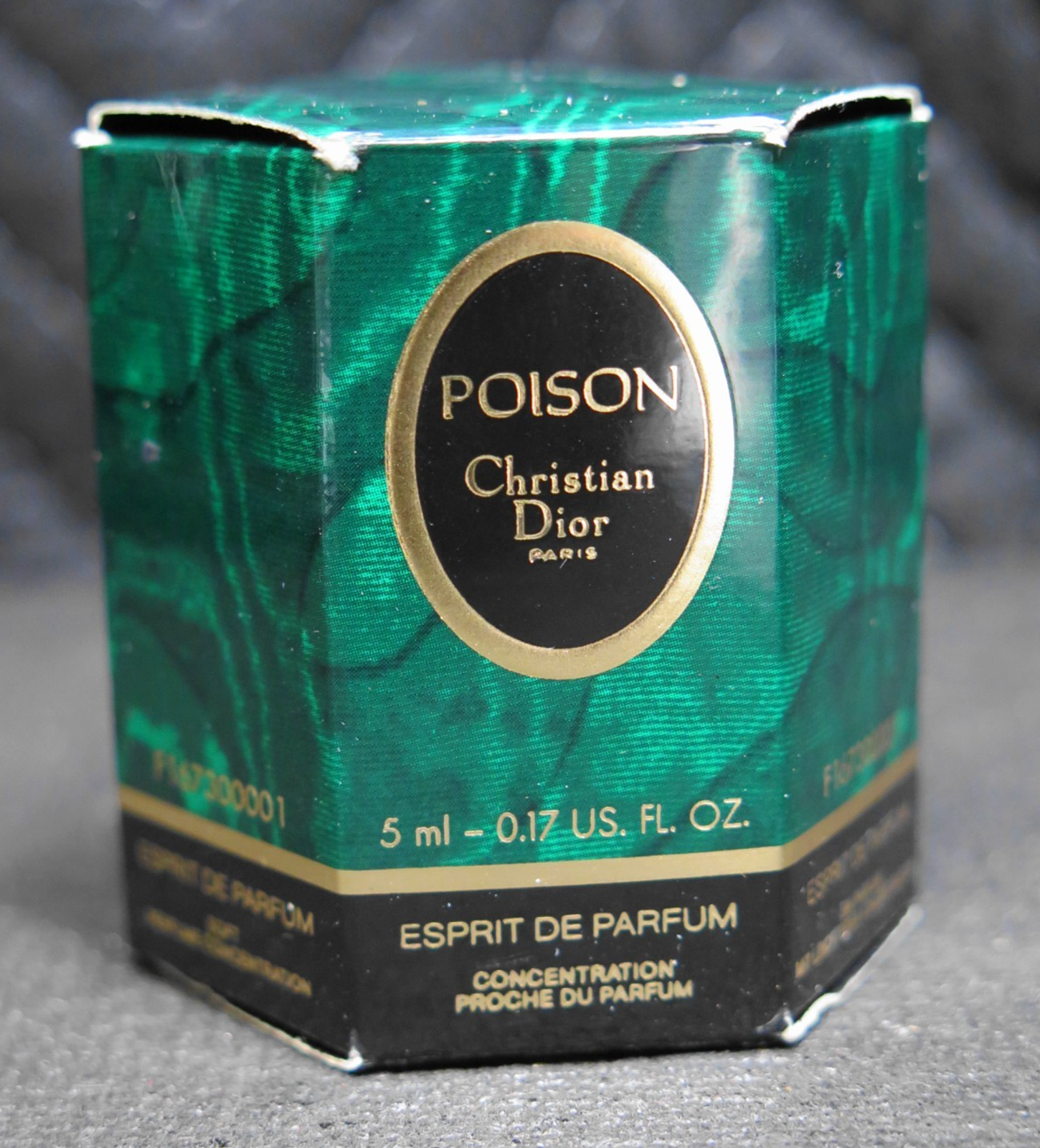 Vintage Poison Esprit de Parfum Christian Dior mini perfume .17 oz 5 ml NIB RARE
