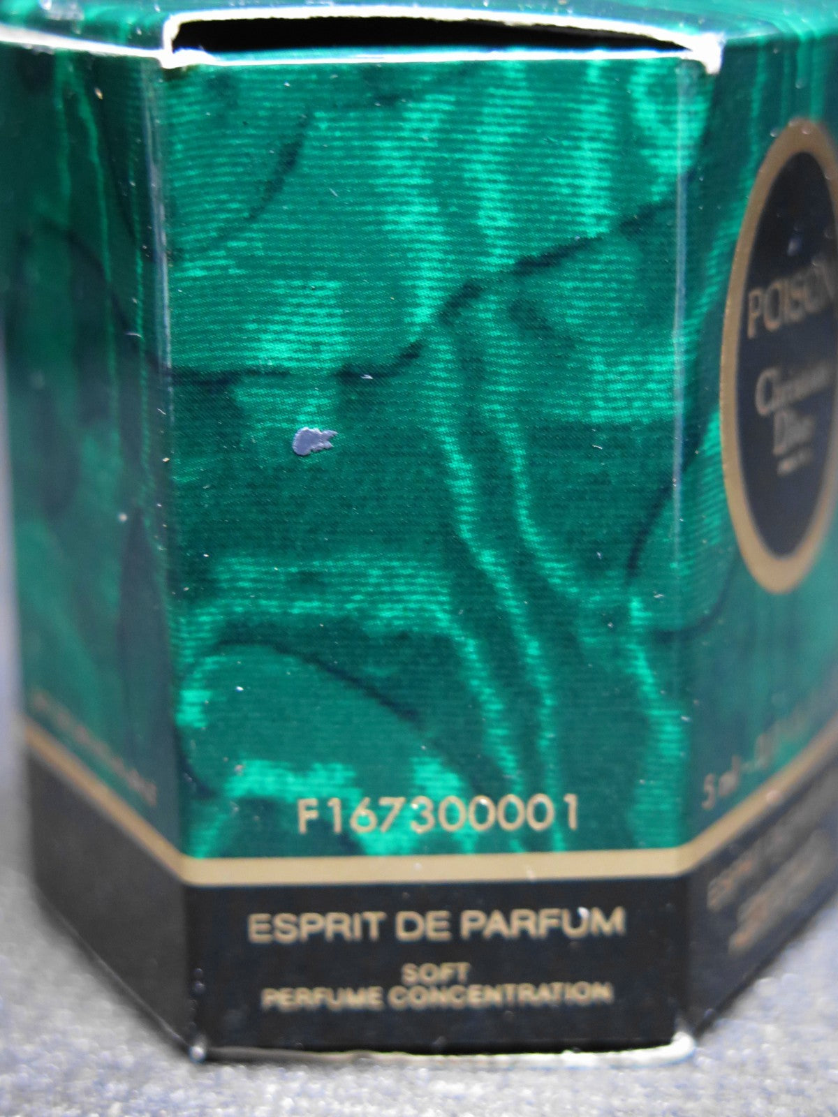 Vintage Poison Esprit de Parfum Christian Dior mini perfume .17 oz 5 ml NIB RARE