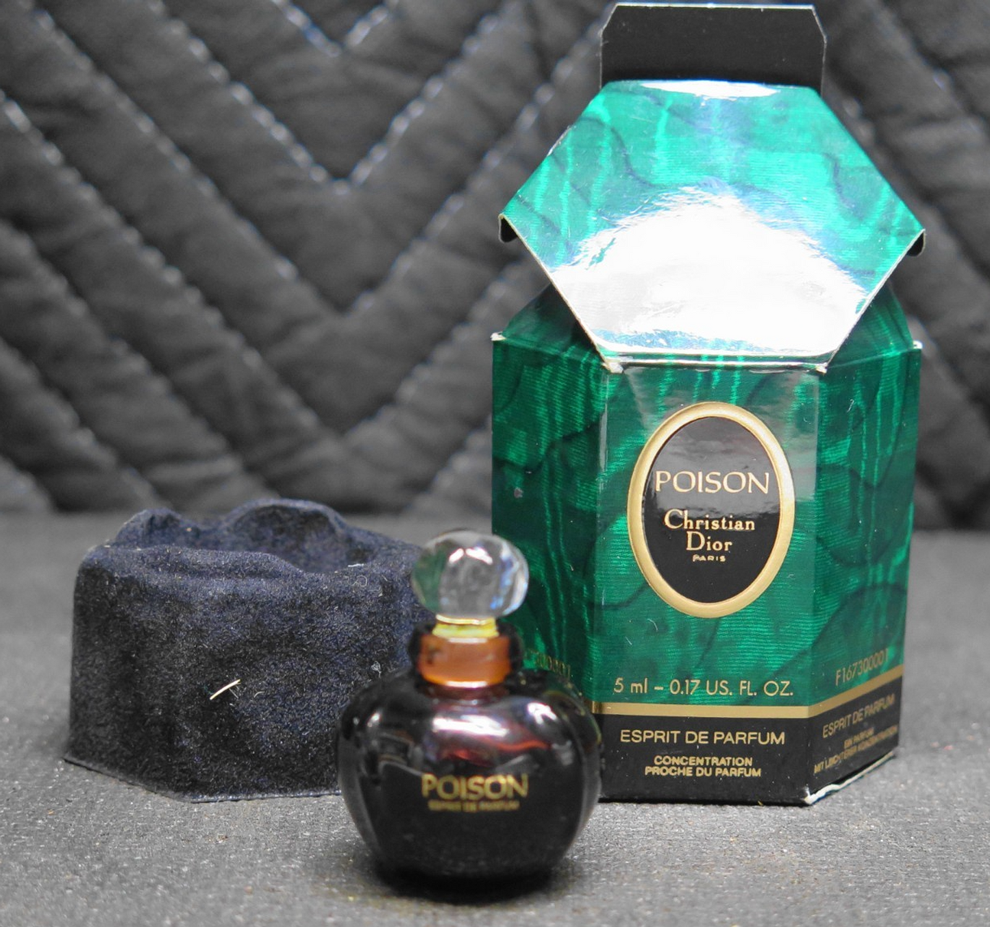 Vintage Poison Esprit de Parfum Christian Dior mini perfume .17 oz 5 ml NIB RARE