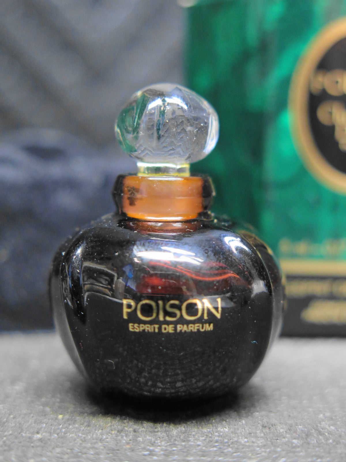 Vintage Poison Esprit de Parfum Christian Dior mini perfume .17 oz 5 ml NIB RARE