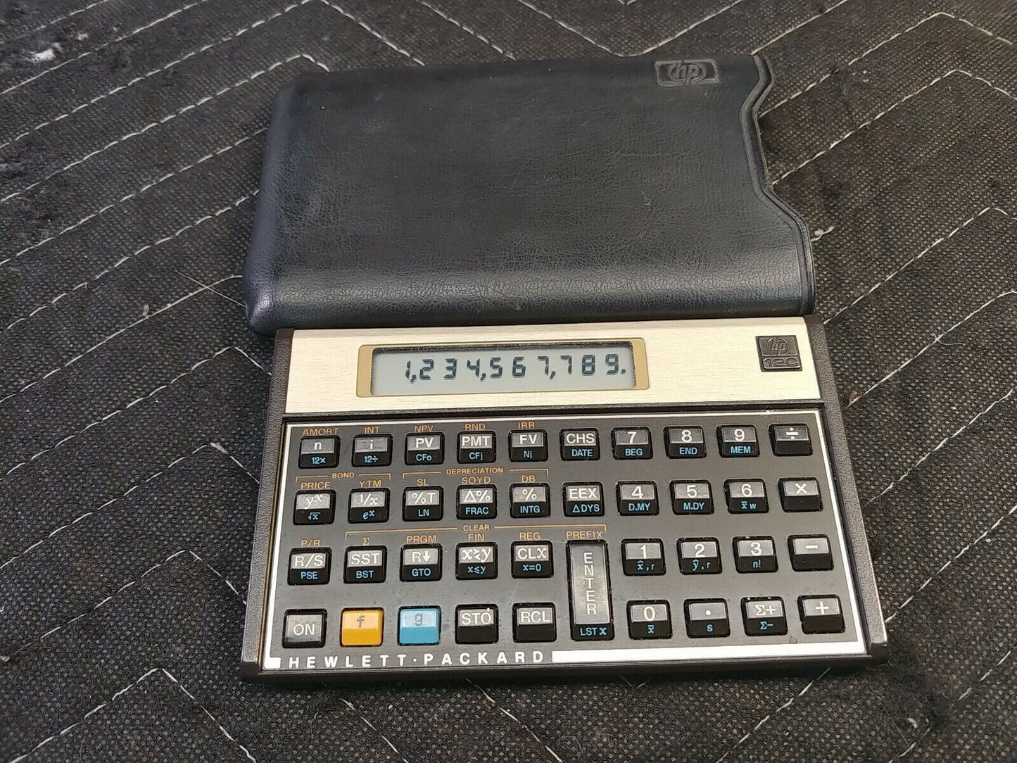 Hewlett Packard HP12C GOLD Financial Calculator with Case 12C