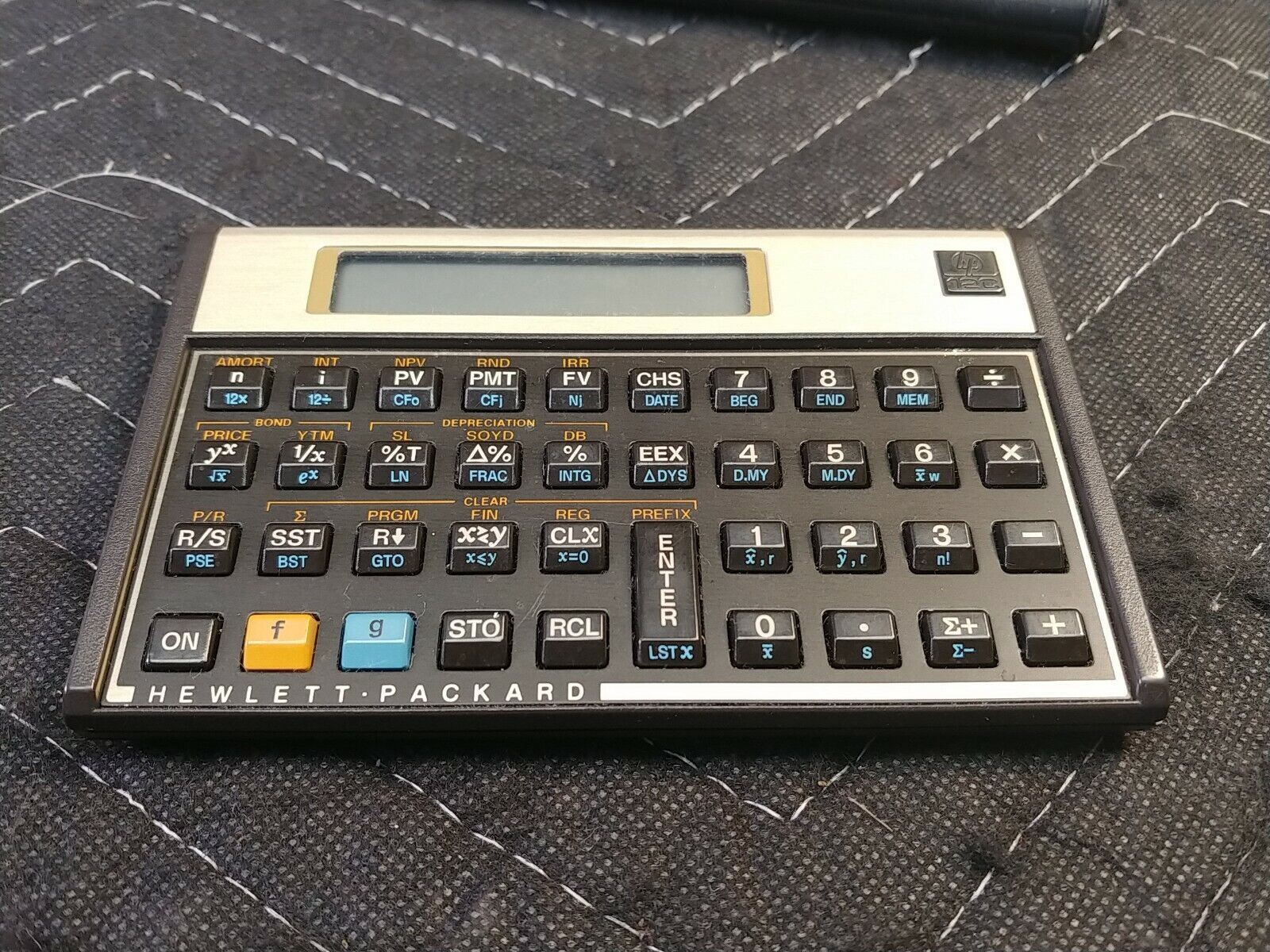 Hewlett Packard HP12C GOLD Financial Calculator with Case 12C