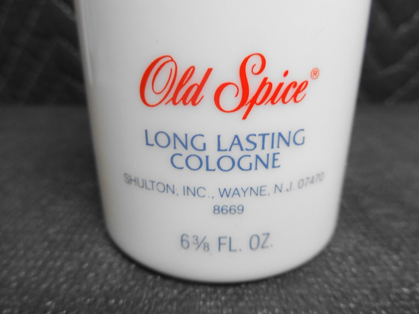 Vintage Old Spice Cologne Shulton Glass Bottle 6 3/8oz Star Top FULL