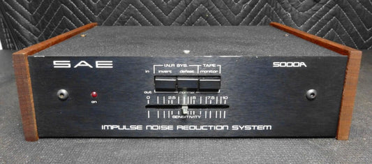 SAE Model 5000A Impulse Noise Reduction System Reduces Clicks Vinyl Records READ