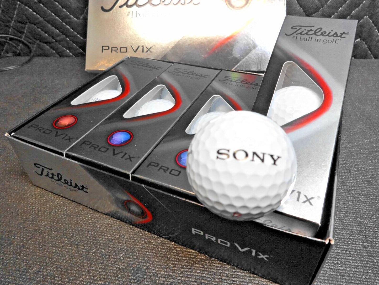 Titleist Pro V1x Golf Balls New Dozen - Sony Logo - Sony Open Hawaii