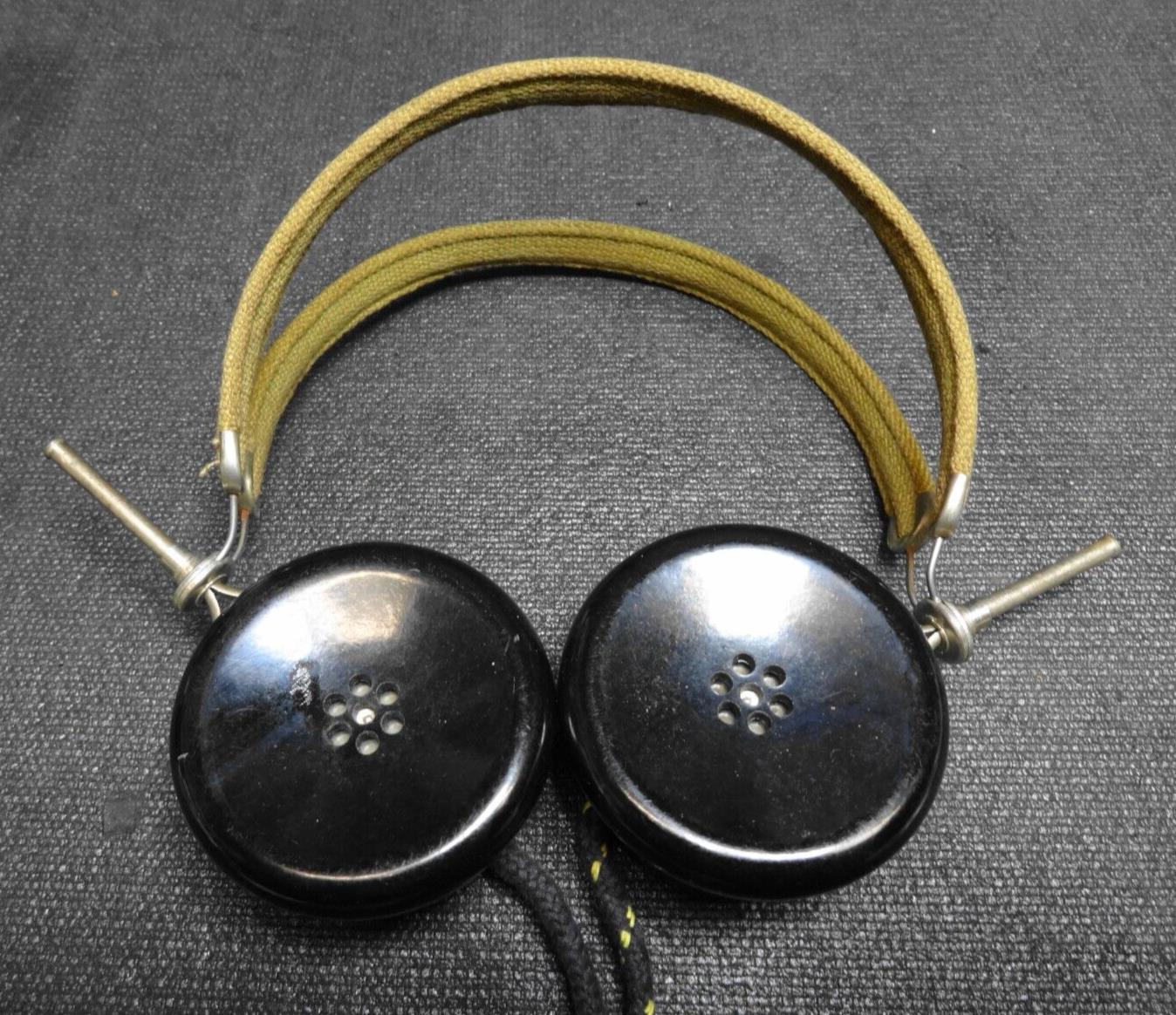 Antique Nathaniel Baldwin Military Headphone Headset Type C patent 1910,1915