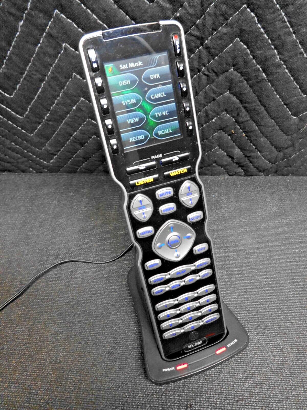 URC MX-980 Universal Remote Control w/ Charging Cradle and Power Adapter