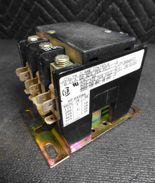 JOSLYN CLARK CONTROLS CONTACTOR A77-309046A A77-309046A-221