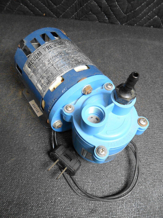 Barnant 400-1911 Vacuum Pressure Pump 1100 cu.in./min 115VAC 1.1A