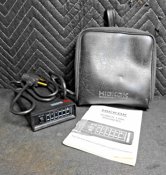 120 V POWER LINE Monitor – HICKOK Model 115 w/ Manual & Soft Case