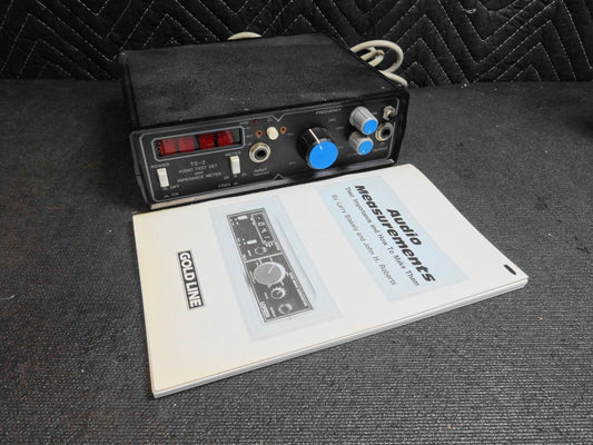 LOFTECH GOLDLINE TS-2 AUDIO TEST SET, IMPEDENCE METER AMPLIFIER TROUBLESHOOTING