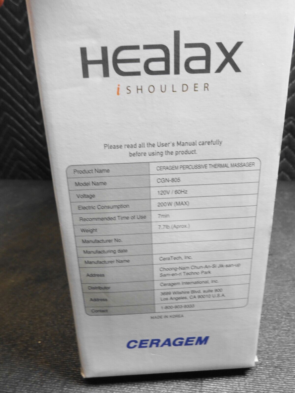 Ceragem Healax iShoulder Massager