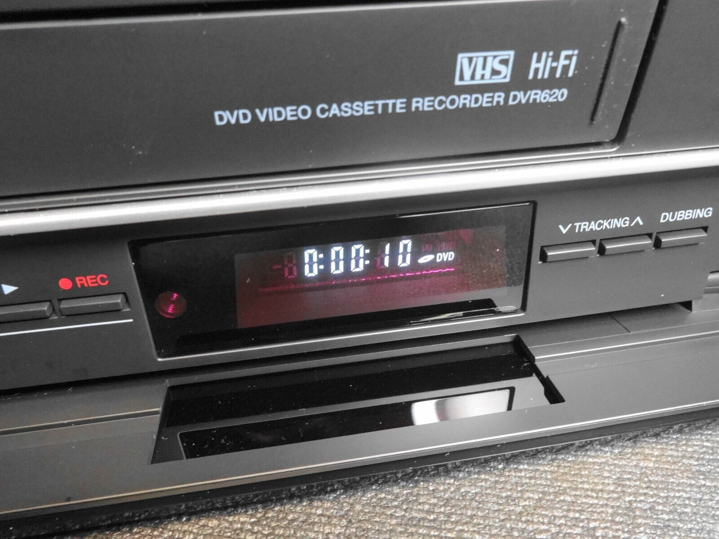 Toshiba DVR620 DVD & VHS Recorder Combo w/ Remote 1080p Upconversion *SERVICED*