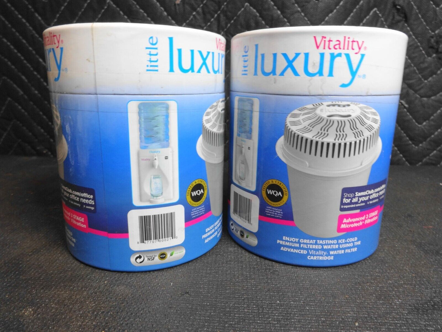 Vitality Mini Water Cooler Little Luxury Filter Cartridge 2 Pack Genuine