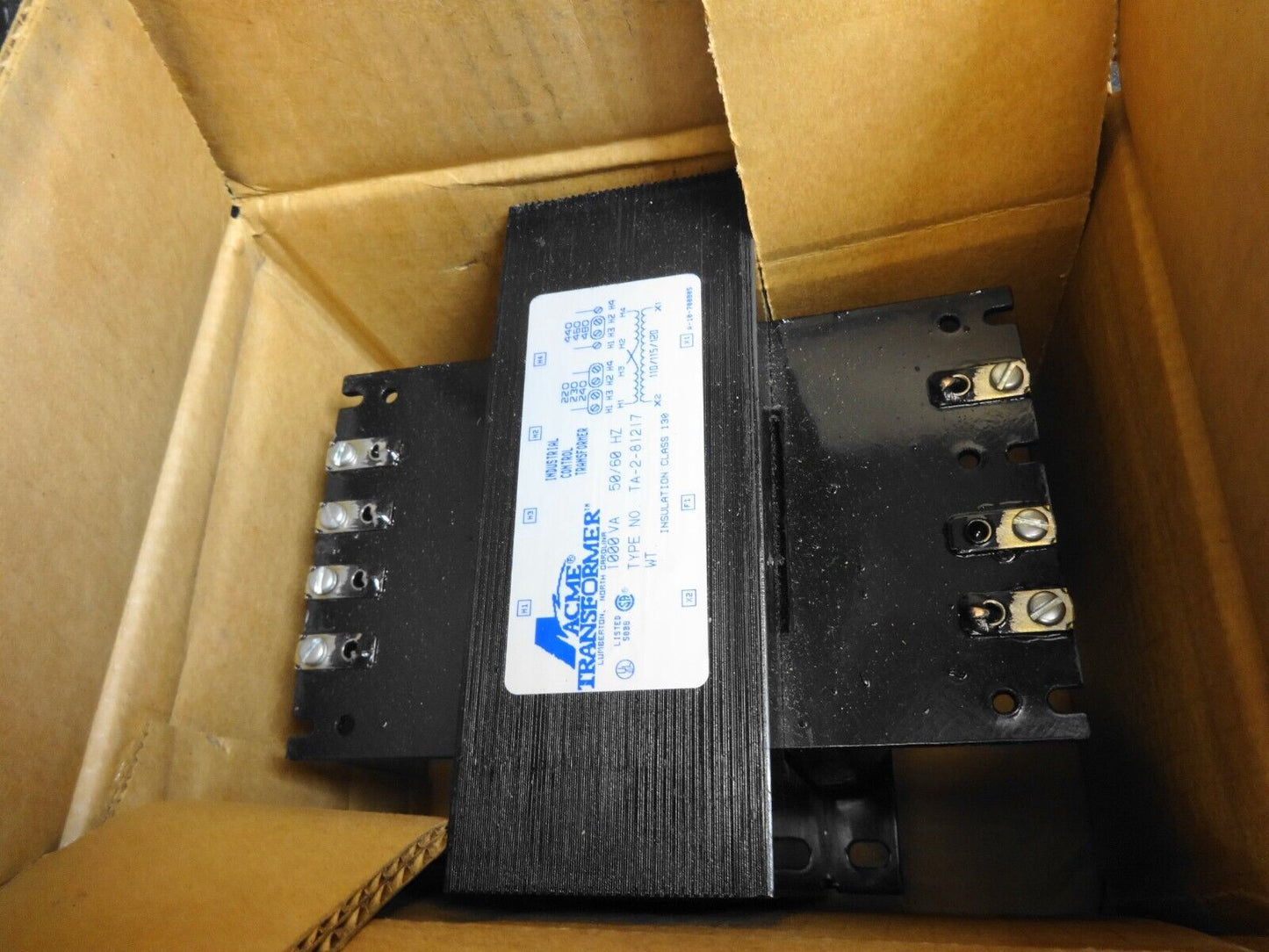 ACME INDUSTRIAL CONTROL TRANSFORMER TA-2-81217 NEW Open Box