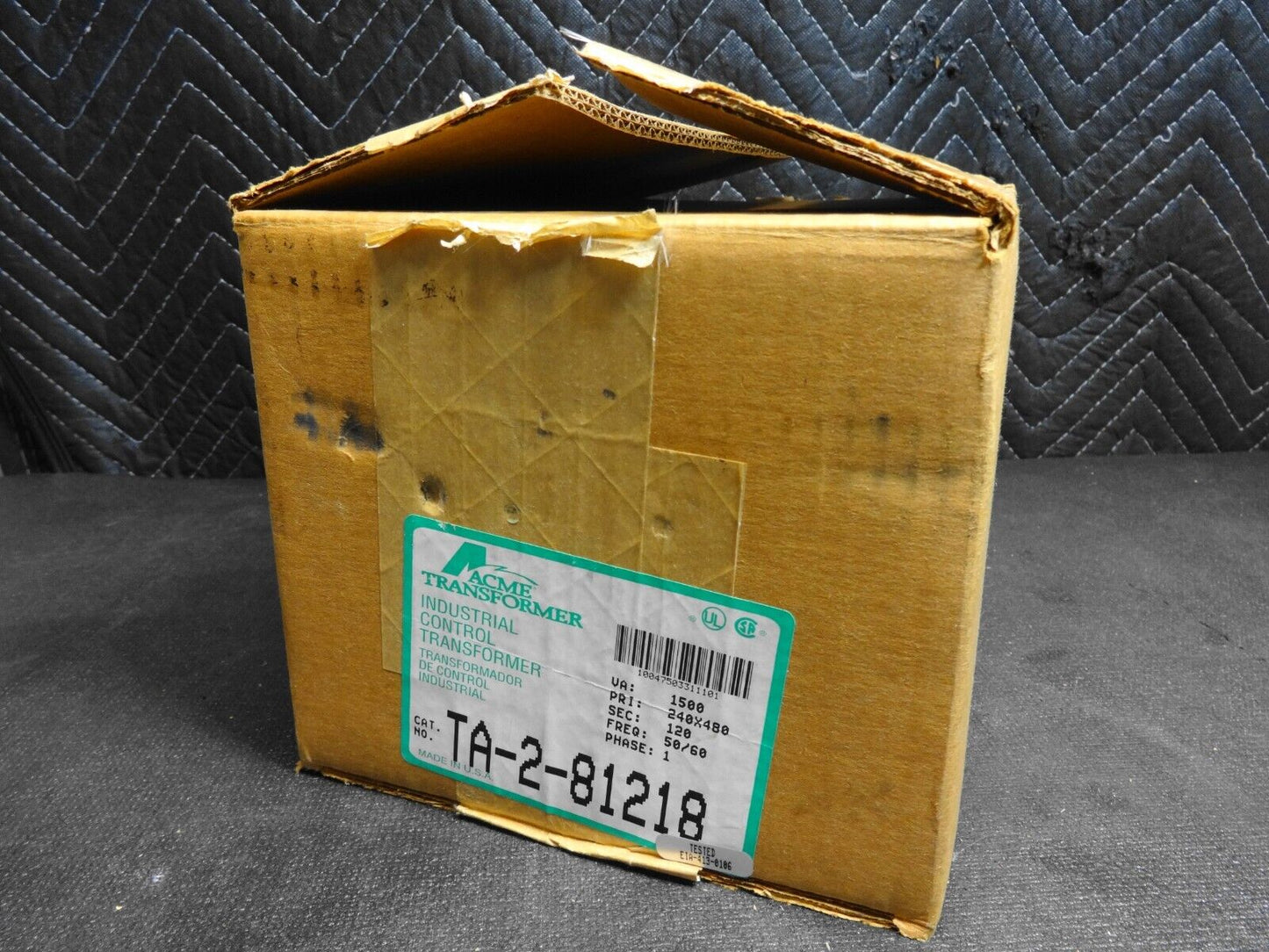 Acme Electric TA-2-81218 Control Transformer, 220/480V Pri  120v Sec 1500VA