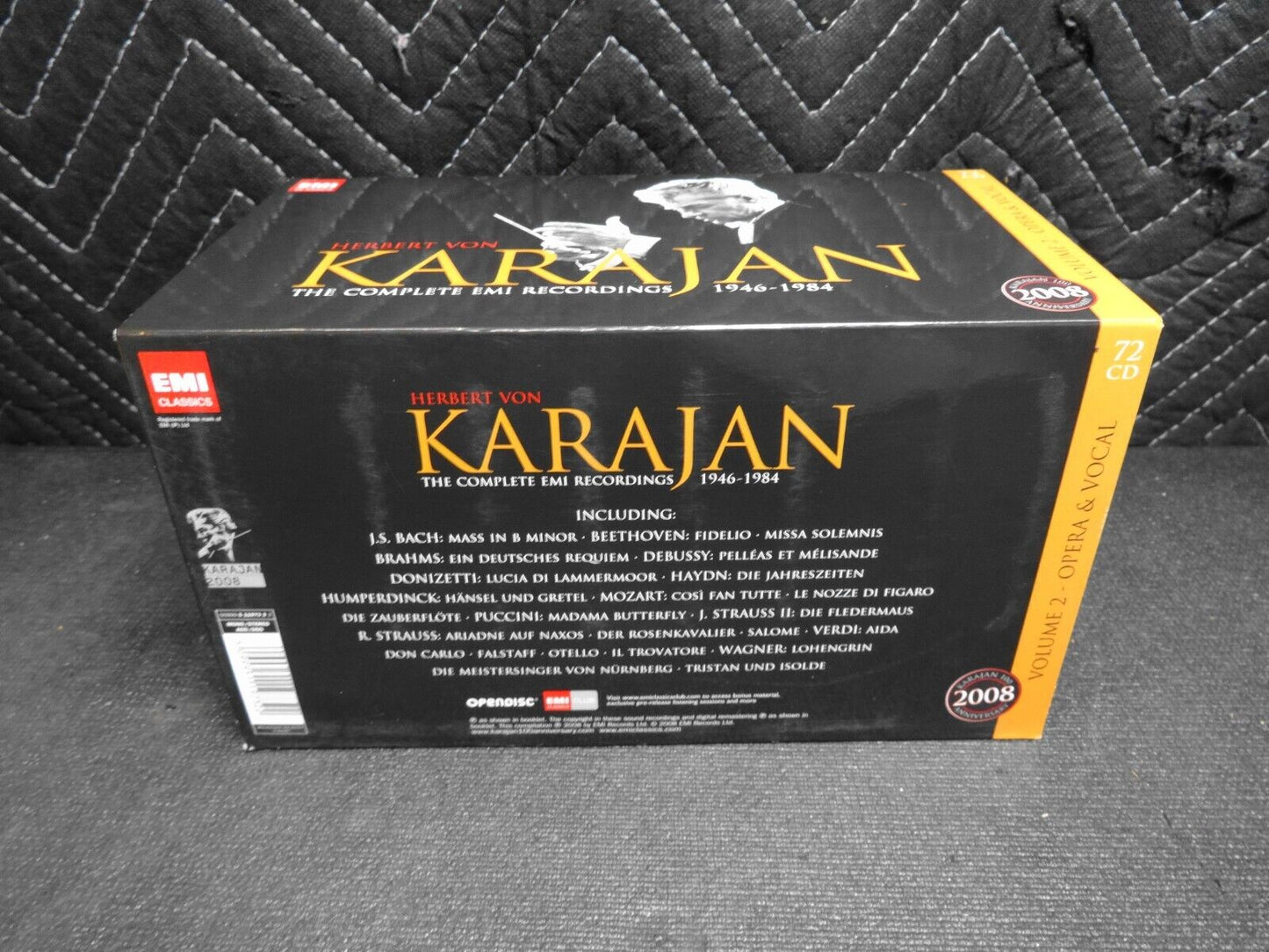 Karajan The Complete EMI Recordings 1946-1984 Volume 2 Opera & Vocal 72 CD Boxed