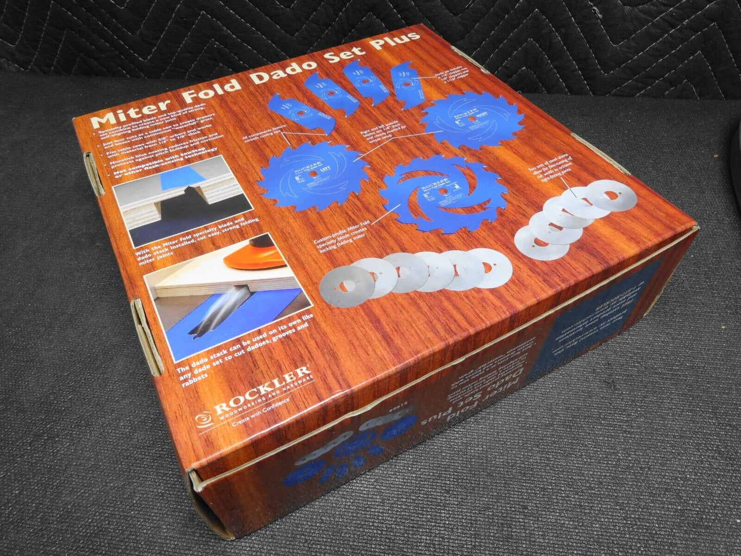 Rockler Miter Fold Dado Set Plus - 51966 NEW