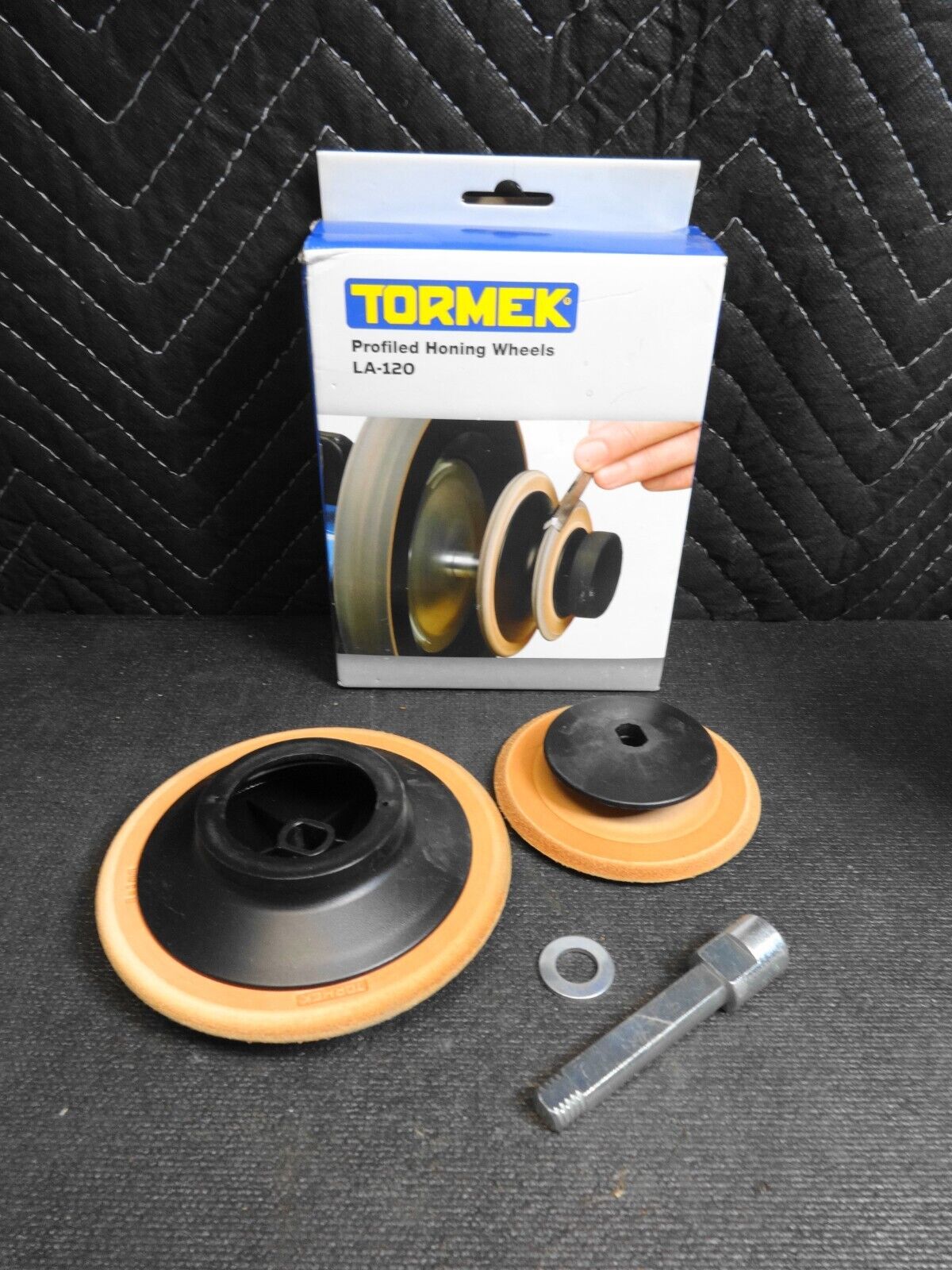 Tormek LA-120 Profiled Leather Honing Wheel