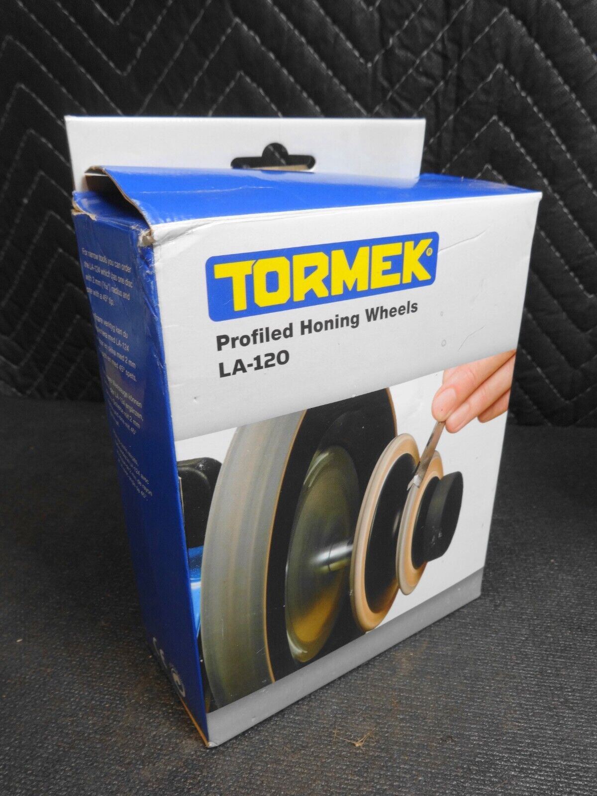 Tormek LA-120 Profiled Leather Honing Wheel