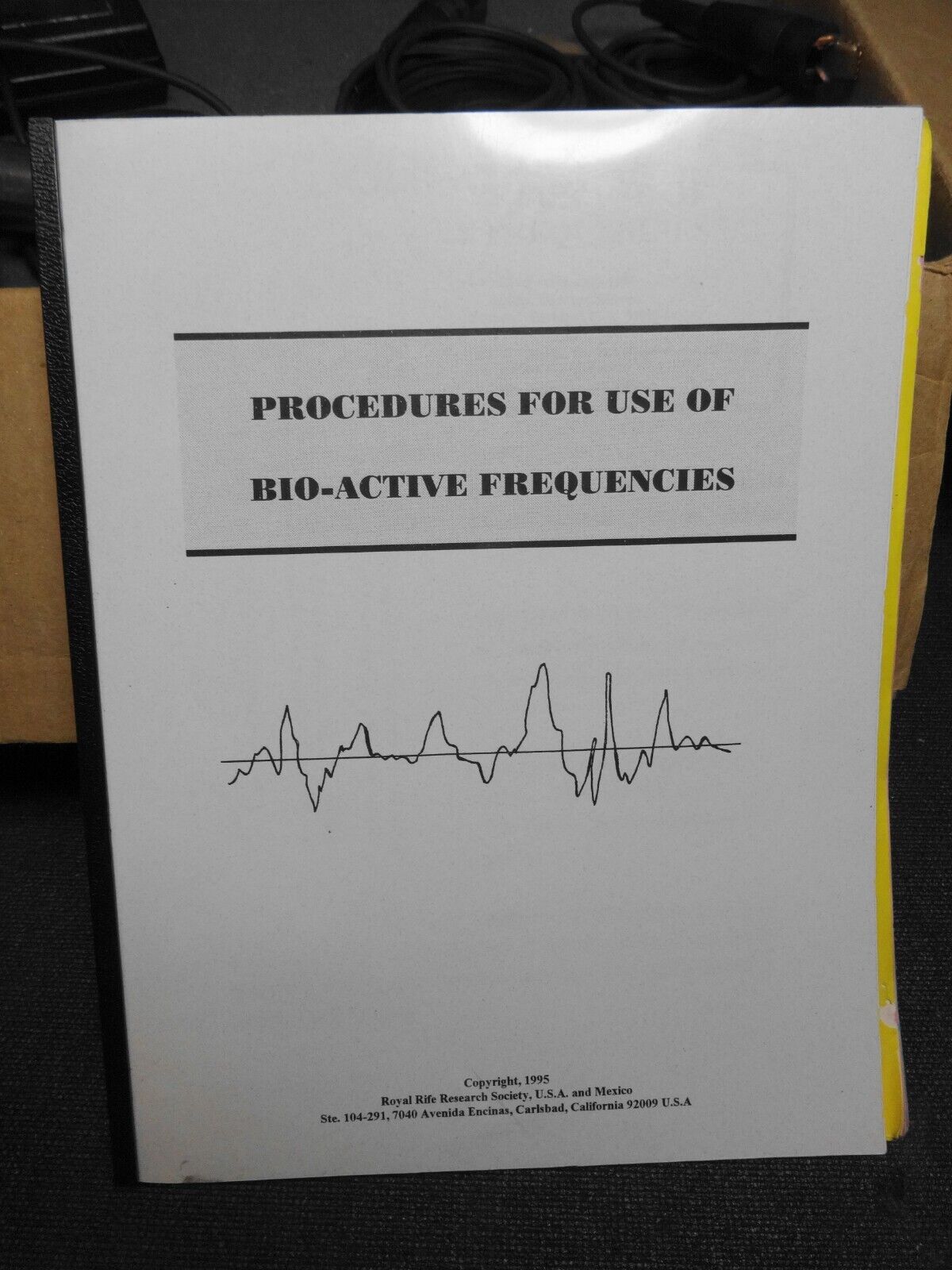 AstroPulse Bio-Active Frequency Instrument Components & Manuals - Hulda Clark